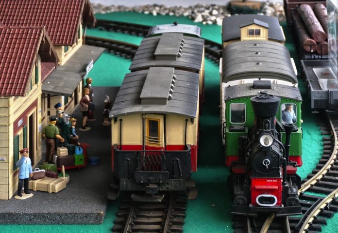 model rail display