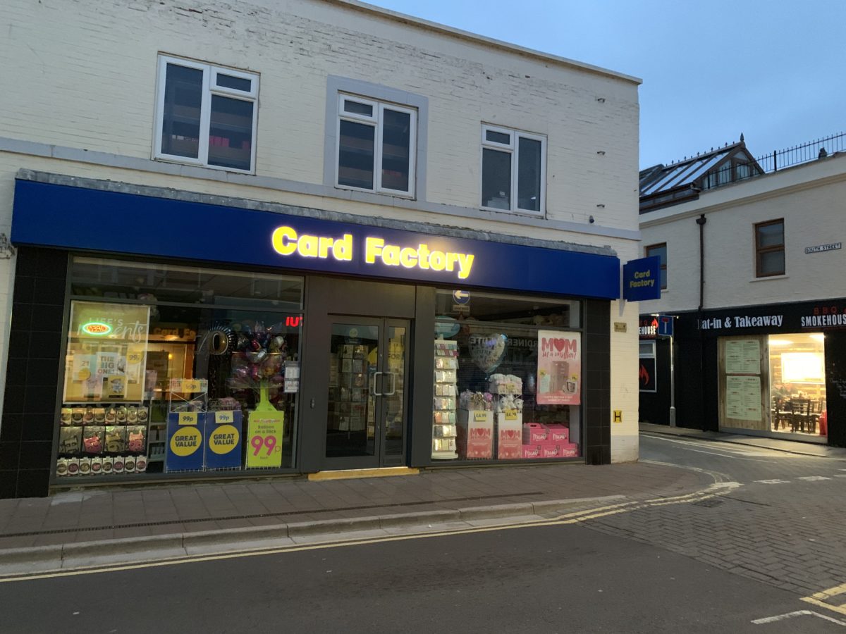 Card Factory Burnham-On-Sea 