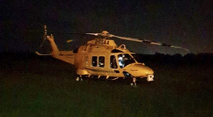 Air ambulance lands in Burnham-On-Sea