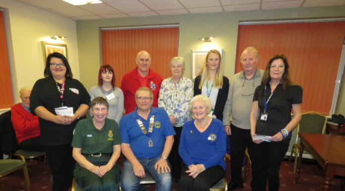Burnham-On-Sea Lions gives cash boost to local charities