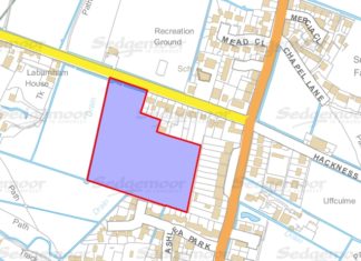 east huntspill new homes map