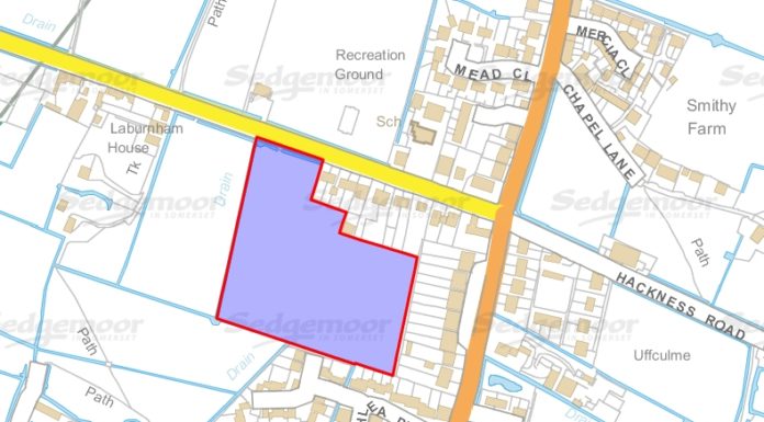 east huntspill new homes map