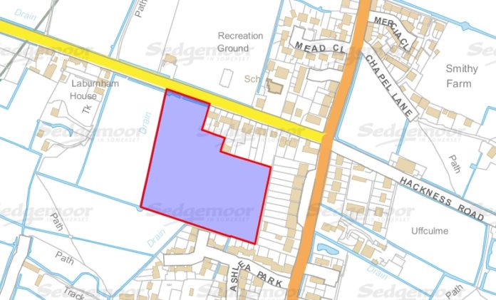 east huntspill new homes map