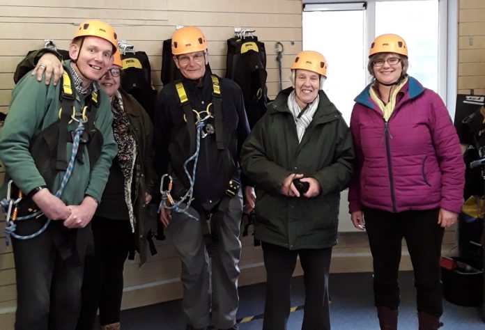 abseiling fundraiser