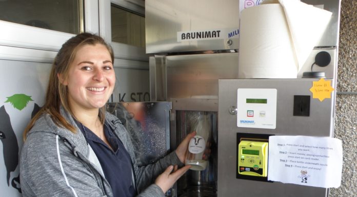 Milk vending machine