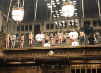 Commons naked protest