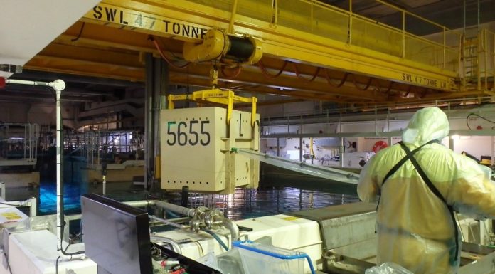 nuclear waste skips