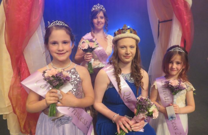 Burnham-On-Sea Carnival Queen and Princesses 2019