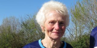 Burnham-On-Sea runner Sue Nicholls