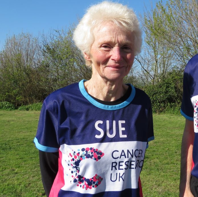 Burnham-On-Sea runner Sue Nicholls