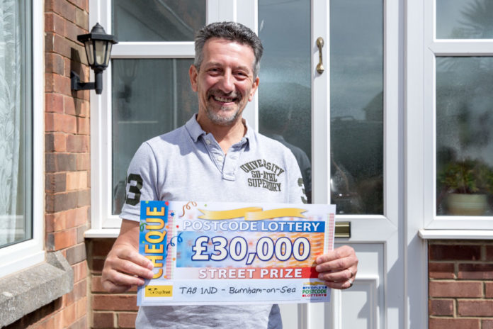 Burnham-On-Sea lottery winner Nicholas Paraskeva