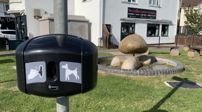 Burnham-On-Sea dog waste bin dispensers