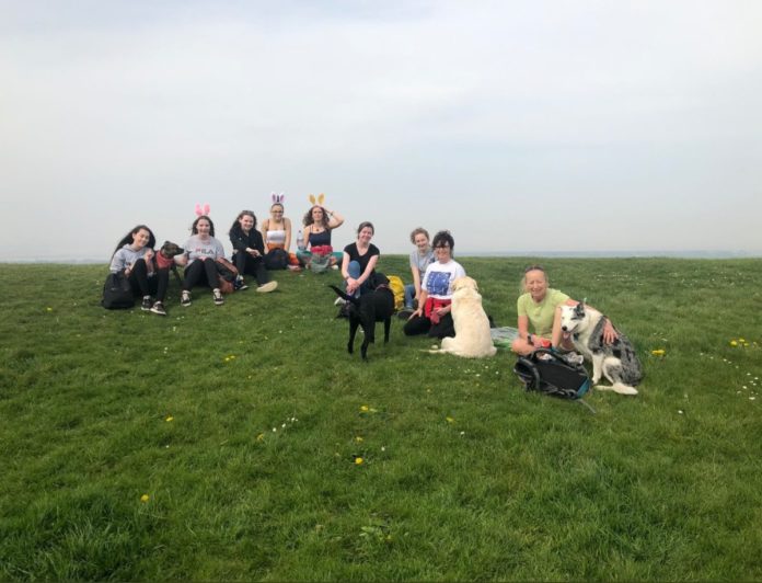 ICM children on Brent Knoll