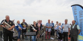 Burnham and Highbridge Town Band seafront