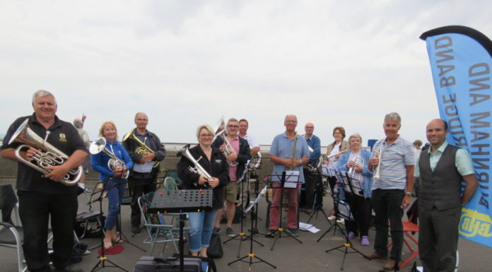 Burnham and Highbridge Town Band seafront