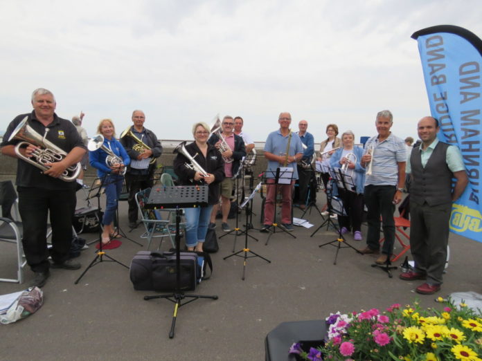 Burnham and Highbridge Town Band seafront