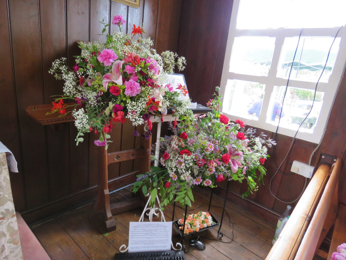 Edithmead Church Flower Festival near Burnham-On-Sea