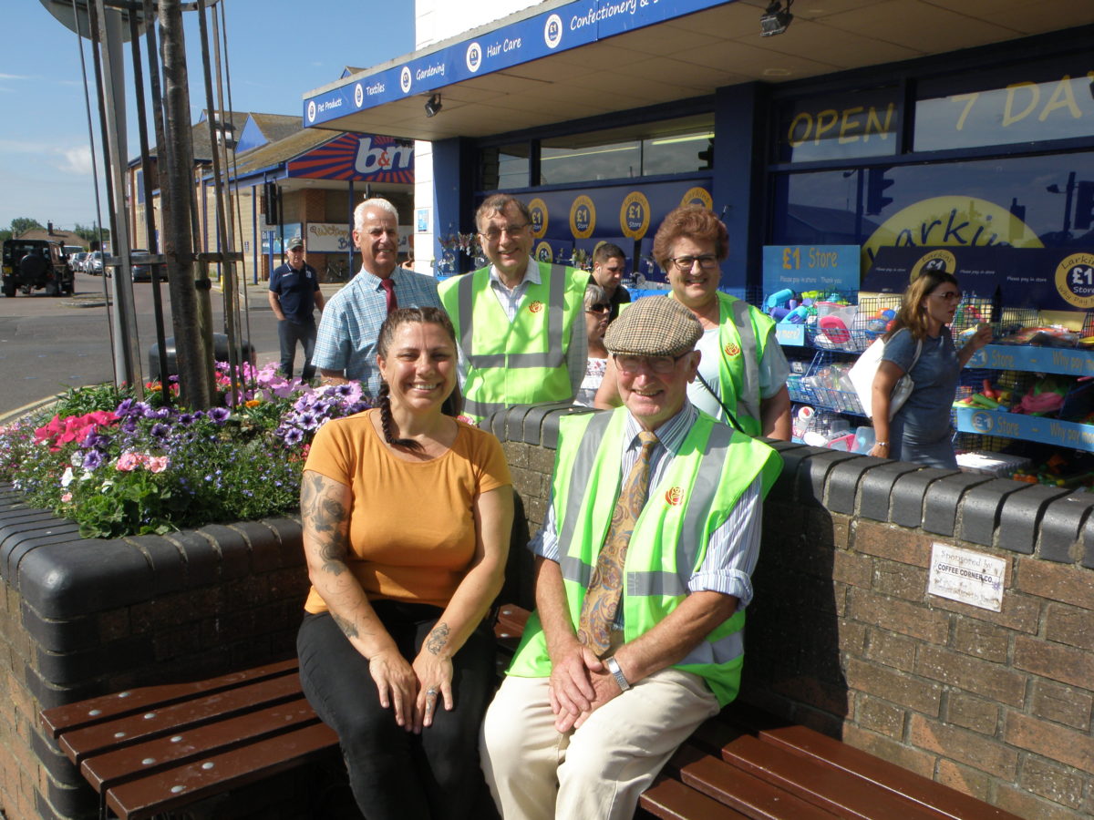 Britain In Bloom judges in Burnham-On-Sea