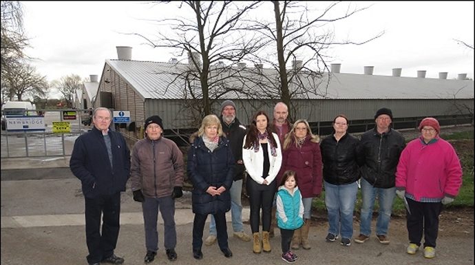 chicken farm campaigners