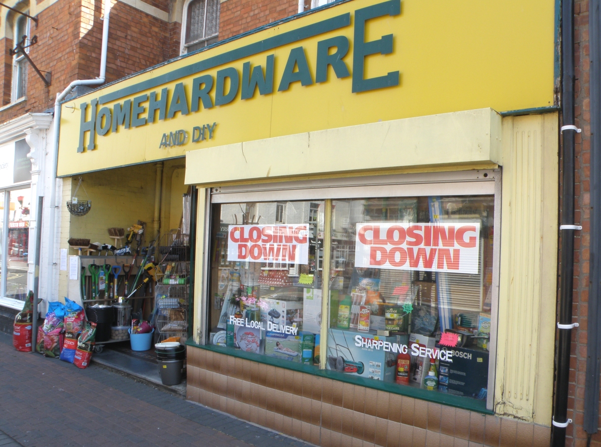 Home Hardware Burnham-On-Sea closing down