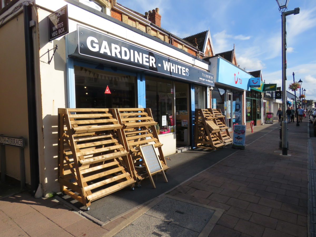 Gardiner Whites greengrocer Burnham-On-Sea