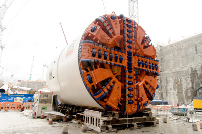 Hinkley Point C tunnel boring