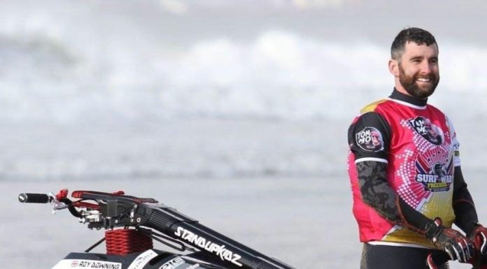 Roy Downing jet skier Burnham-On-Sea