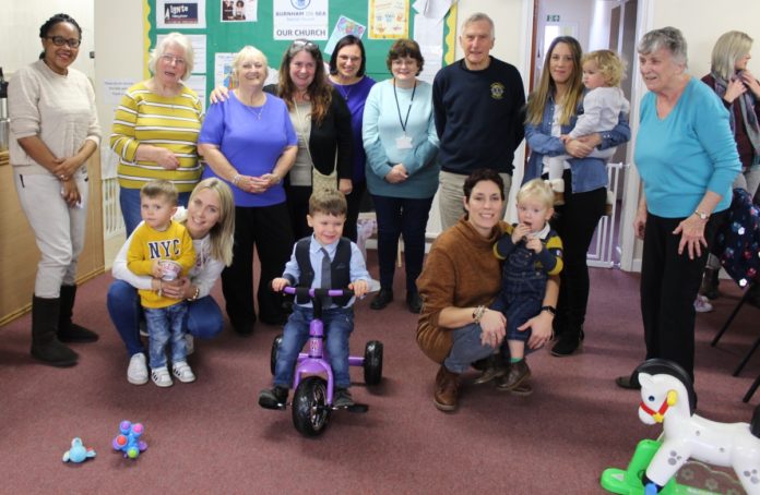 Burnham-On-Sea Lions give Burnham Baptist Church toddlers group a boost