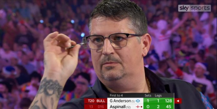 Burnham-On-Sea darts player Gary Anderson