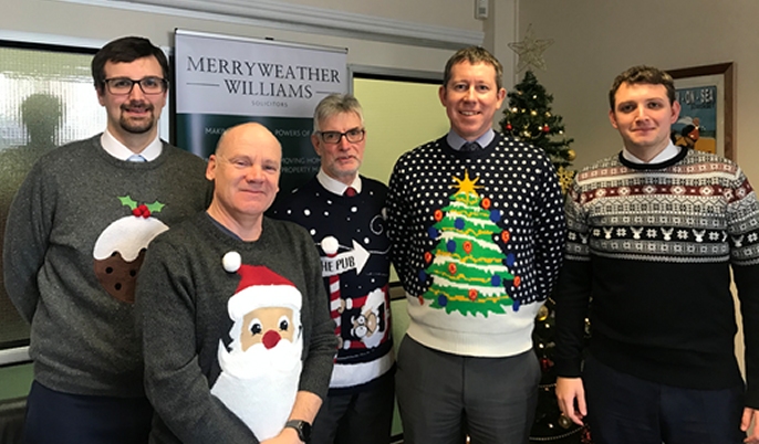 Photos: Burnham and Highbridge residents join Christmas Jumper Day for charity!