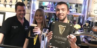 Burnham-On-Sea Ritz Social Club celebrates Guinness quality award