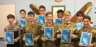 Burnham-On-Sea Air Cadets awards