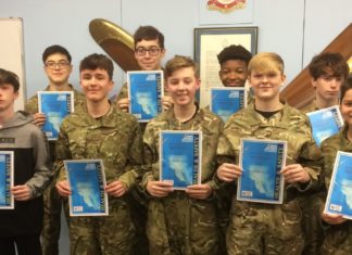 Burnham-On-Sea Air Cadets awards