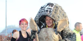 Burnham-On-Sea rhino runner andy humphries
