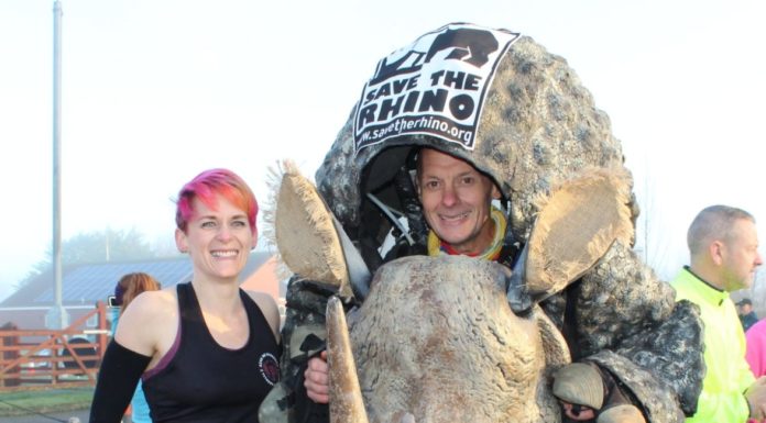 Burnham-On-Sea rhino runner andy humphries