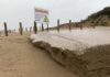 Berrow beach access road