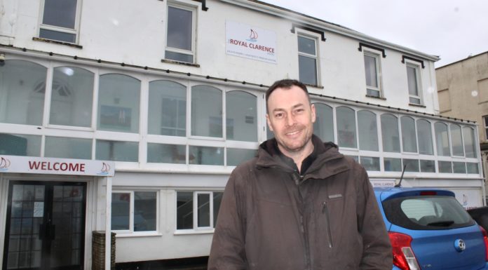 Burnham-On-Sea Royal Clarence owner Nick Richardson