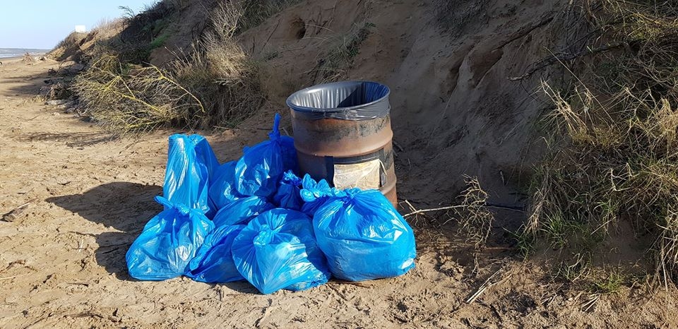 berrow beach clean