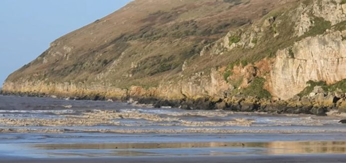 brean down cliffs