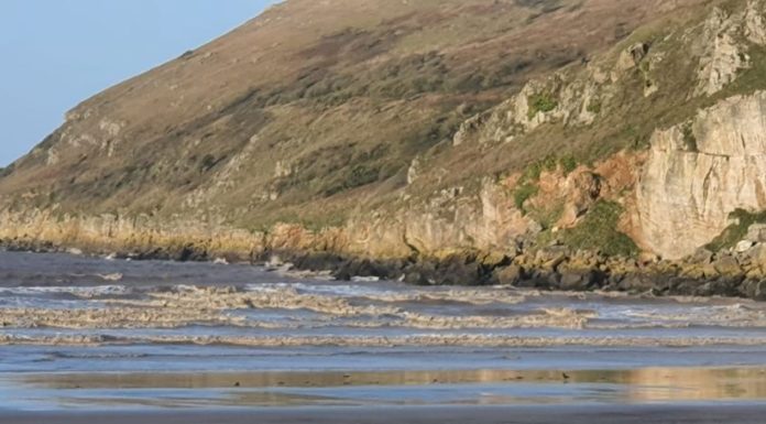 brean down cliffs