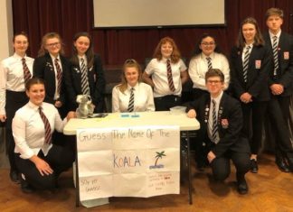 Fundraising Burnham and Highbridge King Alfred School students