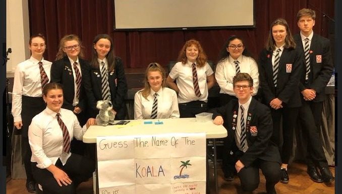 Fundraising Burnham and Highbridge King Alfred School students