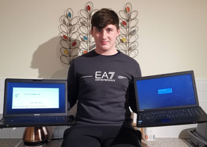 Josh Hall, 18, has launched Burnham Computer Repairs
