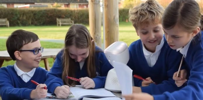 Robots in classroom