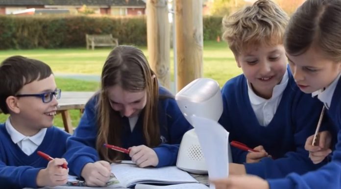 Robots in classroom