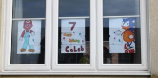Community-spirited residents in East Huntspill celebrate a special 7th birthday