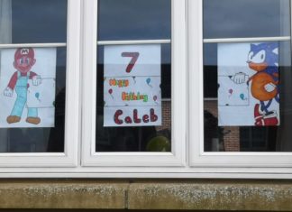 Community-spirited residents in East Huntspill celebrate a special 7th birthday