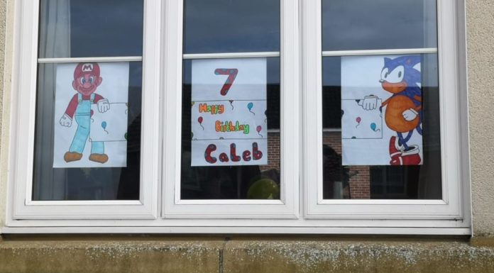 Community-spirited residents in East Huntspill celebrate a special 7th birthday