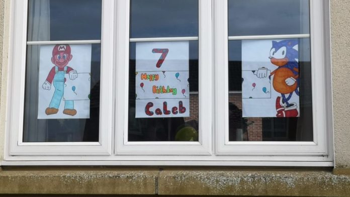 Community-spirited residents in East Huntspill celebrate a special 7th birthday