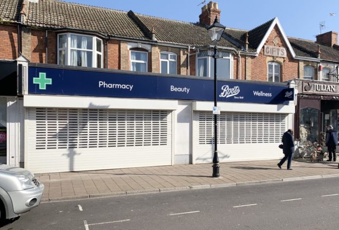 Boots chemist Burnham-On-Sea